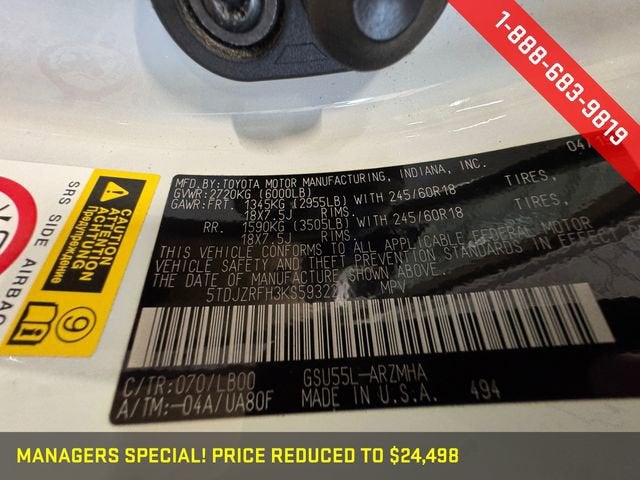 2019 Toyota Highlander XLE