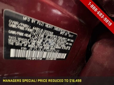 2017 Subaru Forester 2.5i Limited