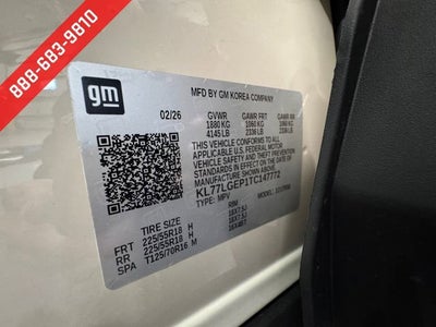 2026 Chevrolet Trax 1RS