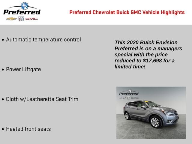 2020 Buick Envision Preferred Group
