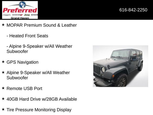 2016 Jeep Wrangler Unlimited Rubicon