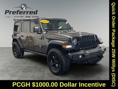 2021 Jeep Wrangler Unlimited Willys 4x4