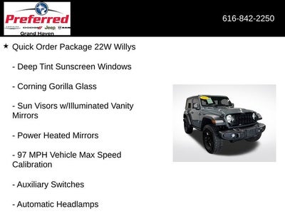 2025 Jeep Wrangler 2-Door Willys 4x4