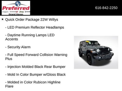 2025 Jeep Wrangler 2-Door Willys 4x4