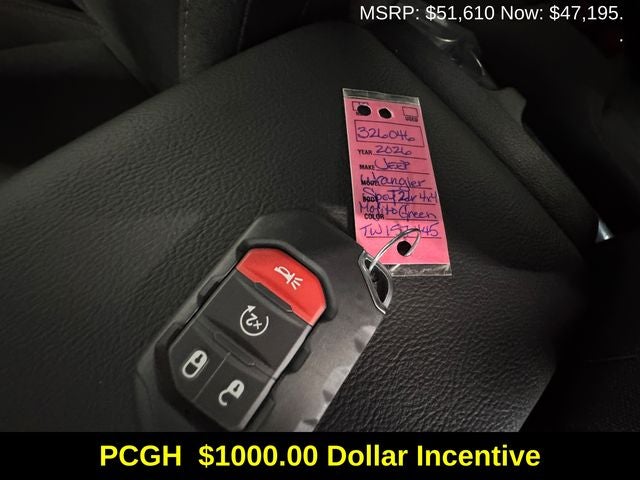 2026 Jeep Wrangler WRANGLER 2-DOOR WILLYS