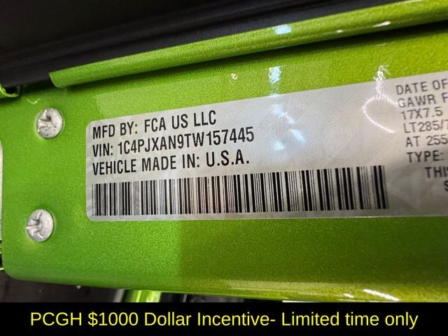 2026 Jeep Wrangler WRANGLER 2-DOOR WILLYS