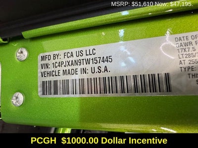 2026 Jeep Wrangler WRANGLER 2-DOOR WILLYS