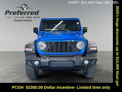 2025 Jeep Wrangler WRANGLER 4-DOOR SPORT S