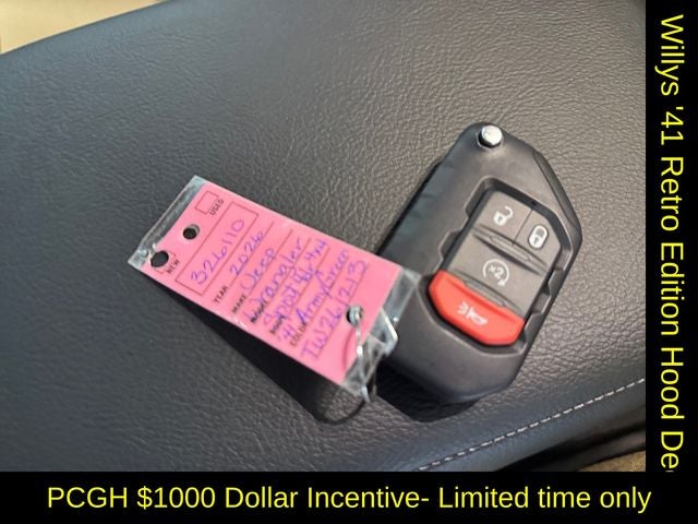 2026 Jeep Wrangler WRANGLER 4-DOOR WILLYS '41