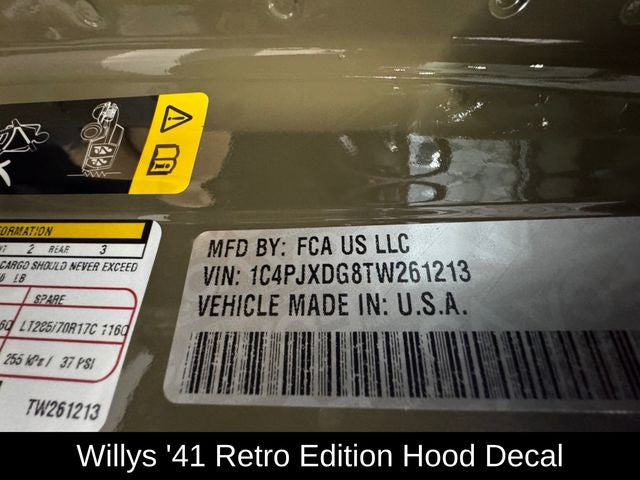 2026 Jeep Wrangler WRANGLER 4-DOOR WILLYS '41