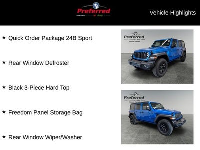 2025 Jeep Wrangler WRANGLER 4-DOOR SPORT