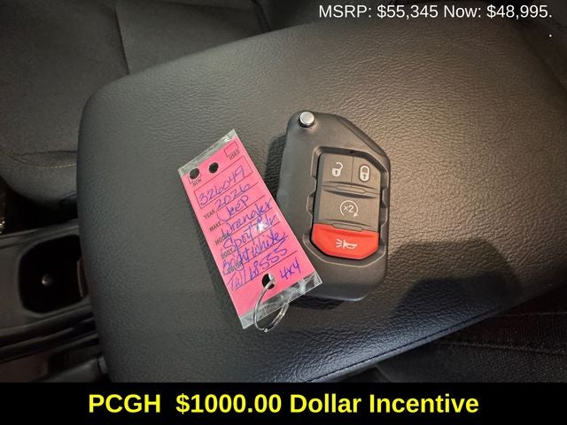 2026 Jeep Wrangler WRANGLER 4-DOOR SPORT S