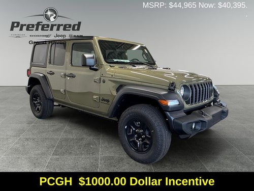 2026 Jeep Wrangler WRANGLER 4-DOOR SPORT