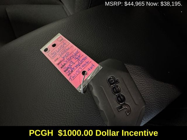 2026 Jeep Wrangler WRANGLER 4-DOOR SPORT