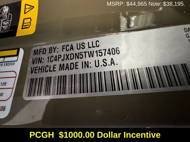 2026 Jeep Wrangler WRANGLER 4-DOOR SPORT