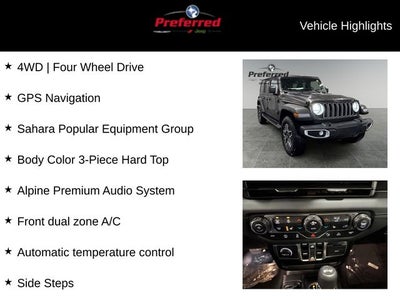 2026 Jeep Wrangler WRANGLER 4-DOOR SAHARA