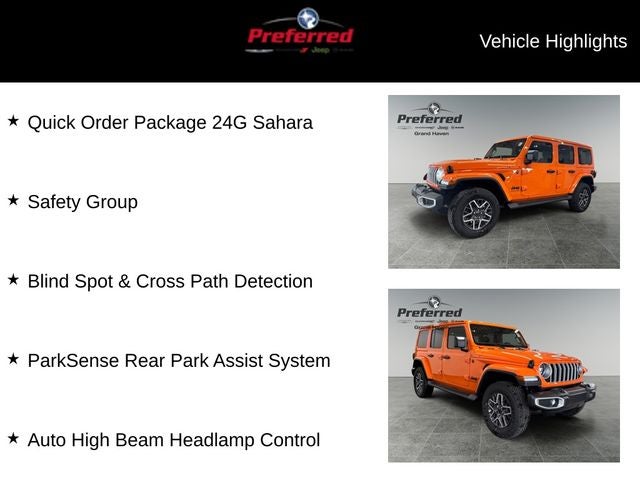 2025 Jeep Wrangler WRANGLER 4-DOOR SAHARA