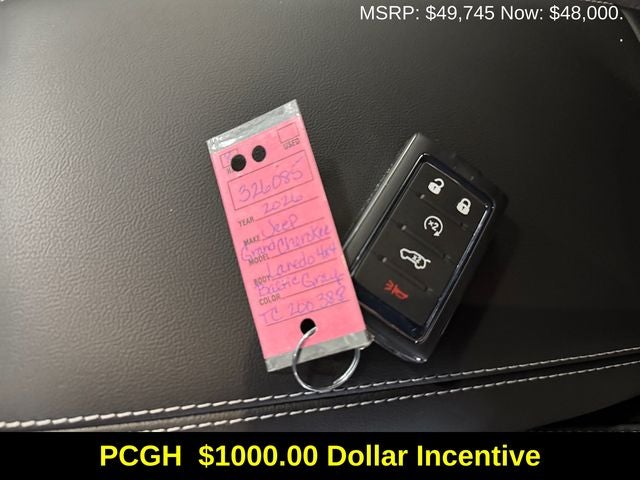 2026 Jeep Grand Cherokee GRAND CHEROKEE ALTITUDE 4X4