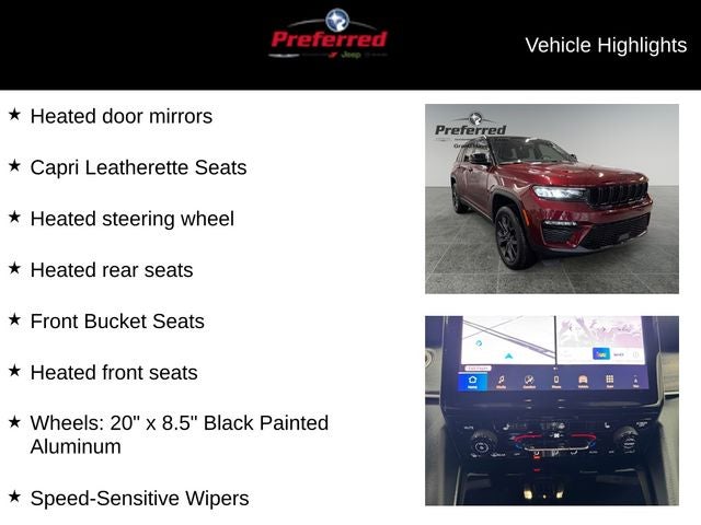 2025 Jeep Grand Cherokee GRAND CHEROKEE LIMITED 4X4