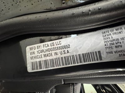 2025 Jeep Grand Cherokee GRAND CHEROKEE OVERLAND 4X4