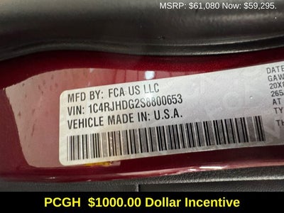 2025 Jeep Grand Cherokee GRAND CHEROKEE OVERLAND 4X4