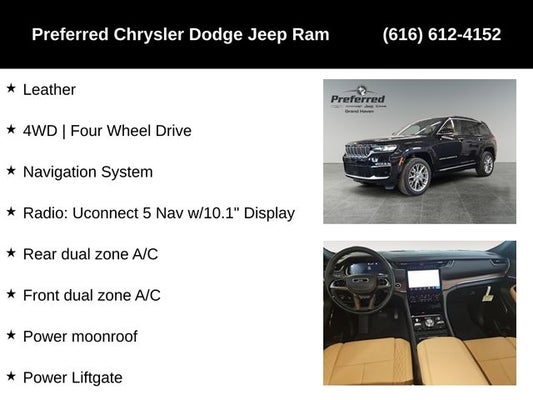 2024 Jeep Grand Cherokee GRAND CHEROKEE SUMMIT 4X4 in Grand Haven, MI - Preferred Auto Dealerships