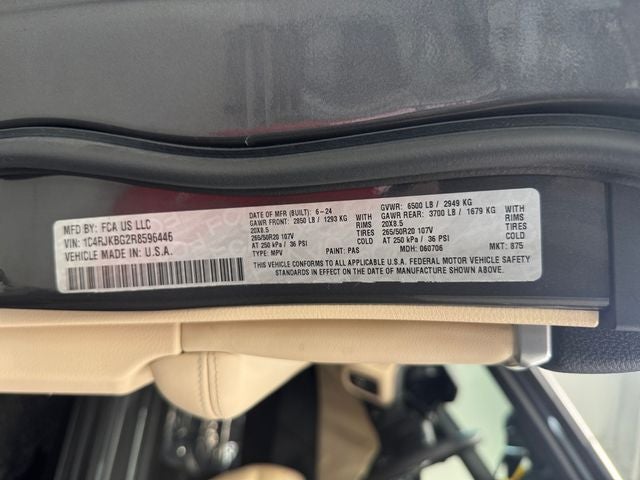 2024 Jeep Grand Cherokee L Limited 4x4