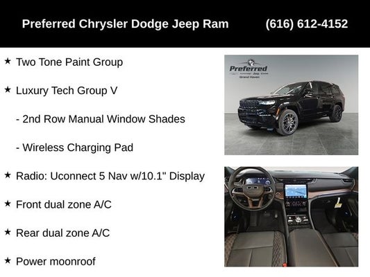 2024 Jeep Grand Cherokee GRAND CHEROKEE L SUMMIT 4X4 in Grand Haven, MI - Preferred Auto Dealerships