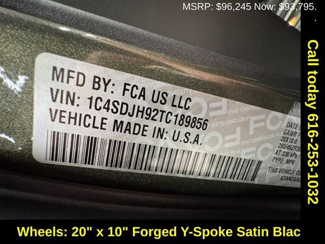 2026 Dodge Durango DURANGO SRT HELLCAT JAILBREAK AWD