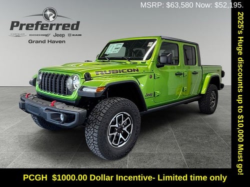 2025 Jeep Gladiator GLADIATOR RUBICON 4X4