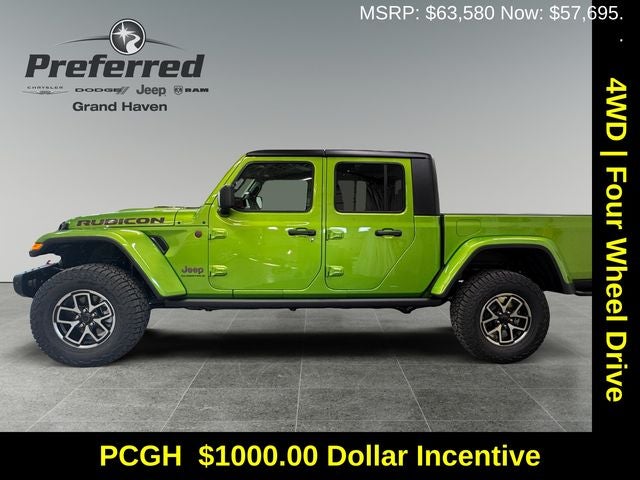 2025 Jeep Gladiator GLADIATOR RUBICON 4X4