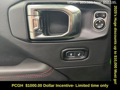 2025 Jeep Gladiator GLADIATOR RUBICON 4X4