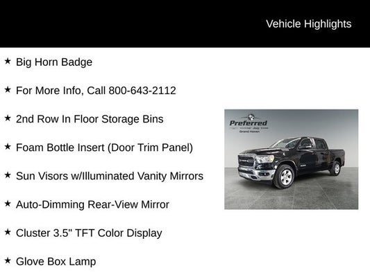 2021 RAM 1500 Big Horn Crew Cab 4x4 5'7' Box in Grand Haven, MI - Preferred Auto Dealerships