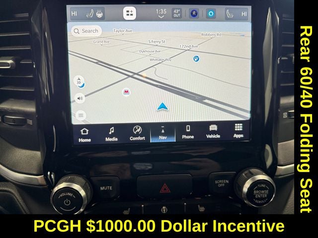 2022 RAM 1500 Big Horn Crew Cab 4x4 5'7' Box