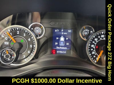 2022 RAM 1500 Big Horn Crew Cab 4x4 5'7' Box