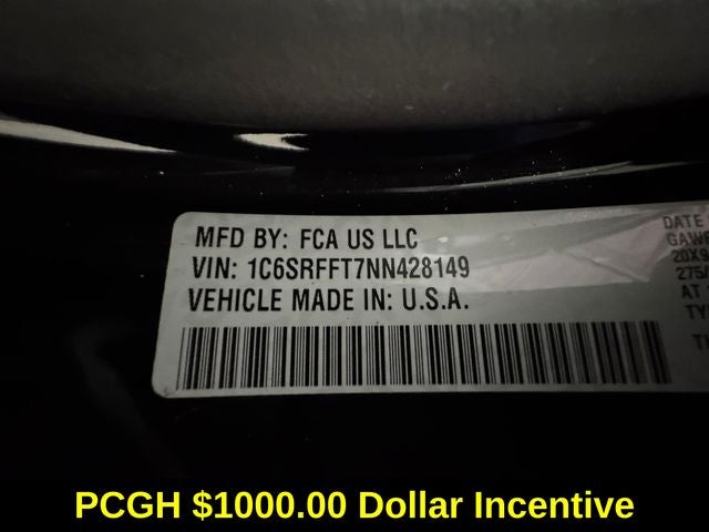2022 RAM 1500 Big Horn Crew Cab 4x4 5'7' Box