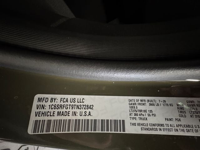 2026 RAM Ram 1500 RAM 1500 WARLOCK CREW CAB 4X4 5'7' BOX