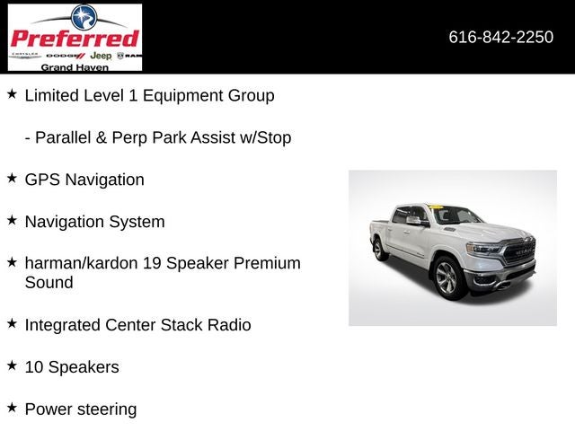 2019 RAM 1500 Limited Crew Cab 4x4 5'7' Box