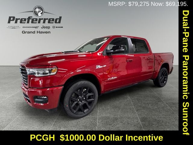 2026 RAM Ram 1500 RAM 1500 LARAMIE CREW CAB 4X4 5'7' BOX