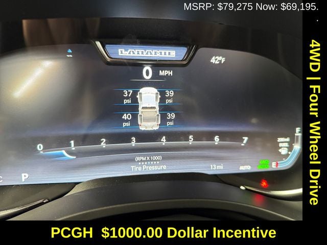 2026 RAM Ram 1500 RAM 1500 LARAMIE CREW CAB 4X4 5'7' BOX