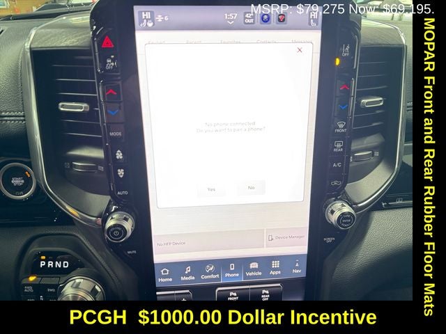 2026 RAM Ram 1500 RAM 1500 LARAMIE CREW CAB 4X4 5'7' BOX