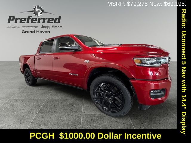 2026 RAM Ram 1500 RAM 1500 LARAMIE CREW CAB 4X4 5'7' BOX