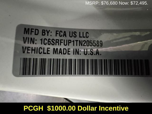2026 RAM Ram 1500 RAM 1500 RHO CREW CAB 4X4 5'7' BOX