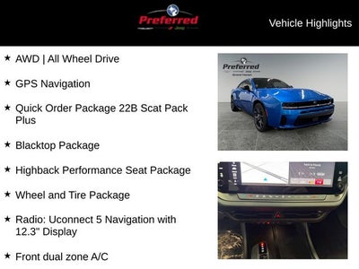 2026 Dodge Charger CHARGER SCAT PACK PLUS 2-DOOR AWD