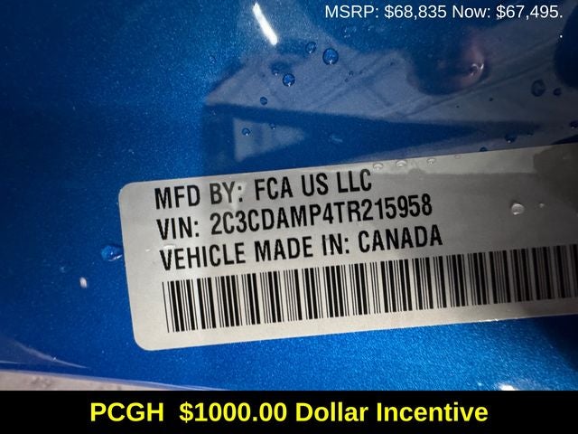 2026 Dodge Charger CHARGER SCAT PACK PLUS 2-DOOR AWD
