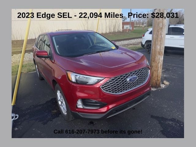 2023 Ford Edge SEL 2.0 Liter EcoBoost Turbocharged AWD Leather Seatin