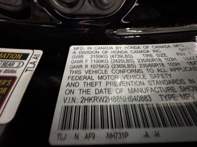 2022 Honda CR-V AWD EX-L