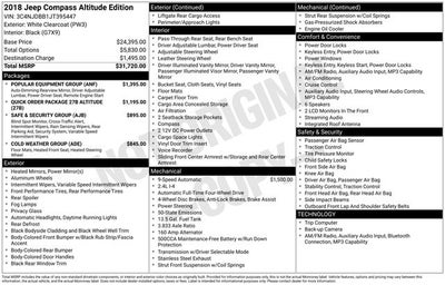 2018 Jeep Compass Altitude 4x4