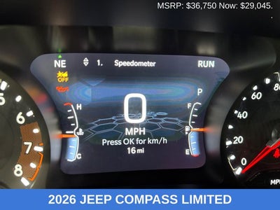 2026 Jeep Compass COMPASS LIMITED ALTITUDE 4X4