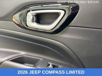 2026 Jeep Compass COMPASS LIMITED ALTITUDE 4X4